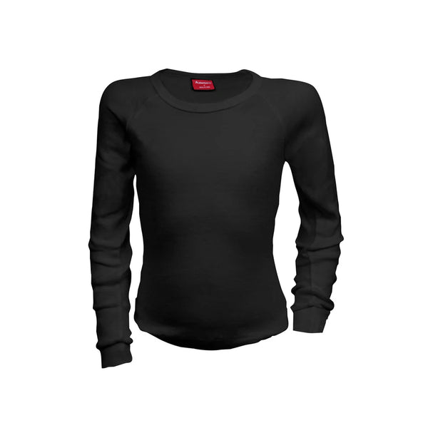 Black | Adventureline Adult Thermo Polyester Viscose Crewe Image Showing No Logos Or Titles.