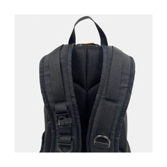 Jet Black | Black Wolf Arrow II backpack. Back View Showing Straps.