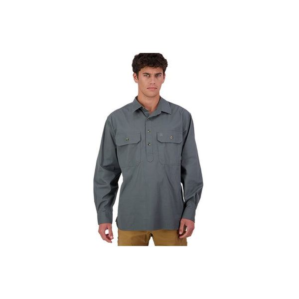 Diesel | Swanndri Mens Bendigo Long Sleeve Work Shirt Image Showing No Logos Or Titles.
