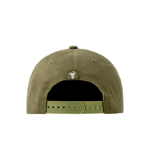 Forest Green | Hunters Element Kids Royal Stag Cap Image Showing Back View.