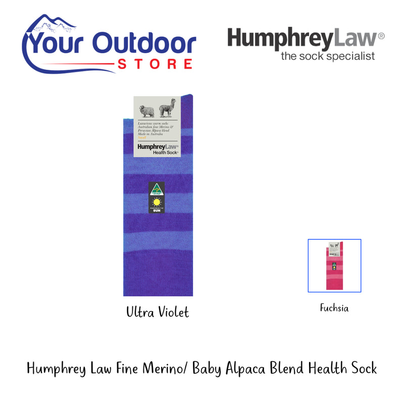 HumphreyLaw Fine Merino/Baby Alpaca Blend Health Sock