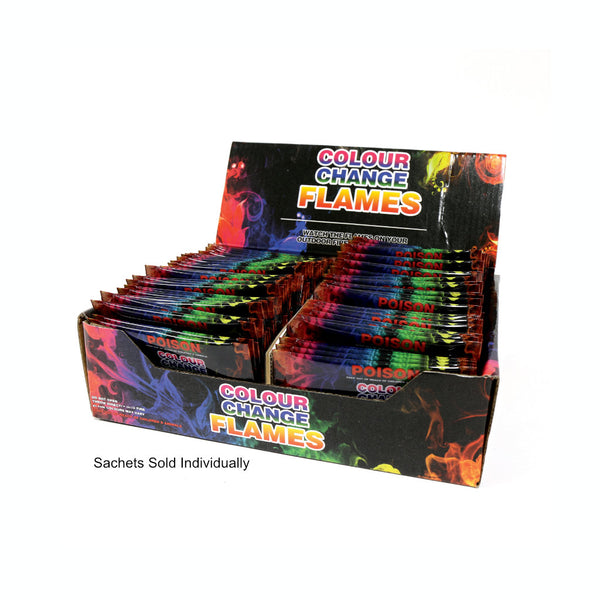 Oztrail Colour Change Flames. Display Box