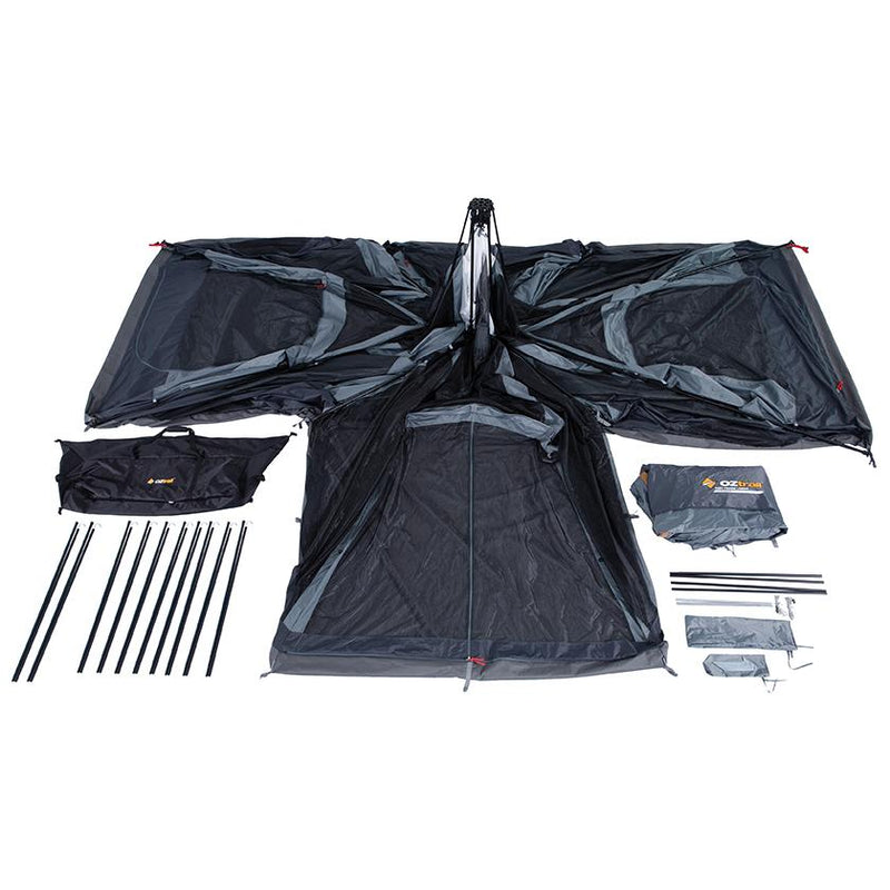 Included content. inner tent, poles, pegs and bags and fly