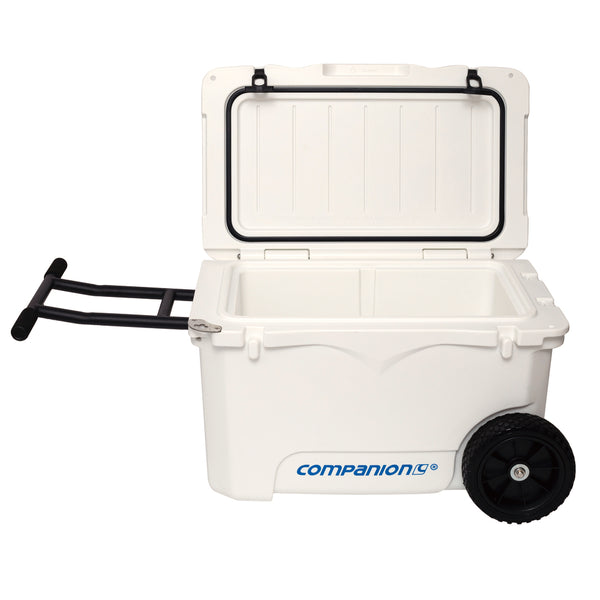 Front view. open with handle up