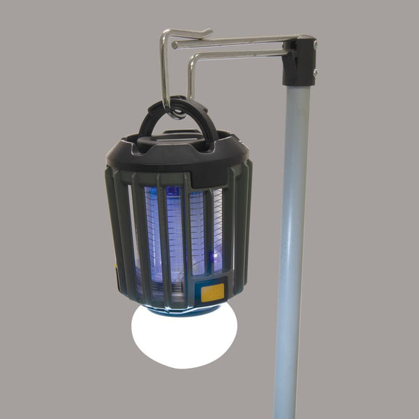 Lantern hanging and on