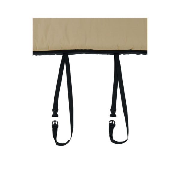 Clip Straps for When Rolled Up. 