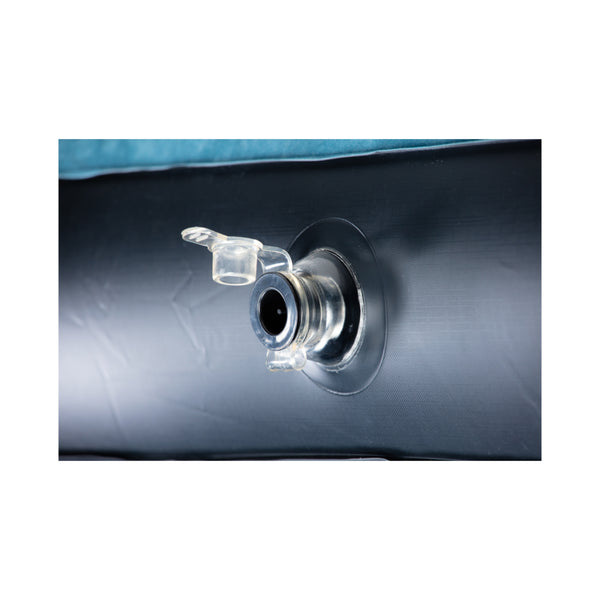 Air Bed Showing Dual Lock Push Valve. 