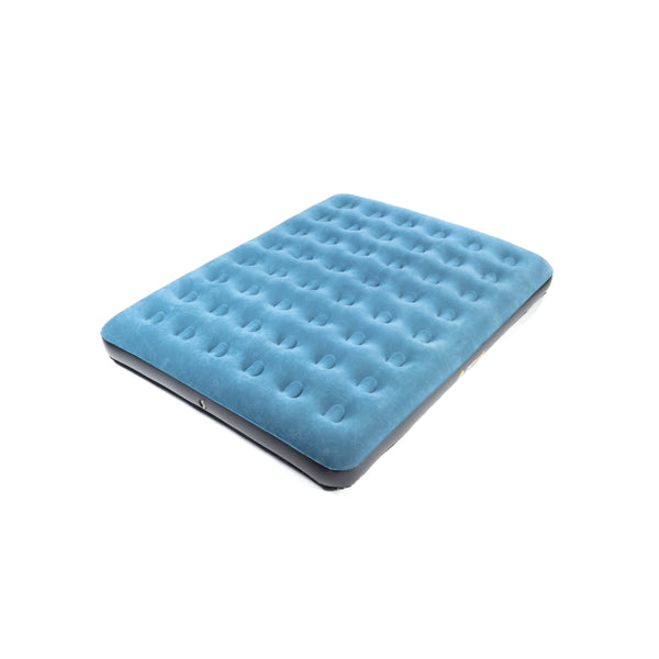 Queen | Air Bed Top View Showing Velour Top and PVC Bottom.