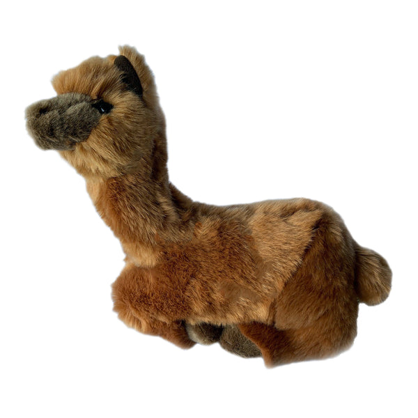 Brown | Bocchetta Lying Alpaca Plush Toy - Alcapone
