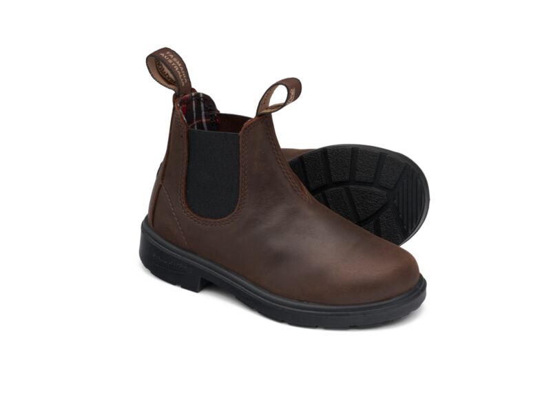 Antique Brown | Blundstone 1468 Kids Elastic Side Boot