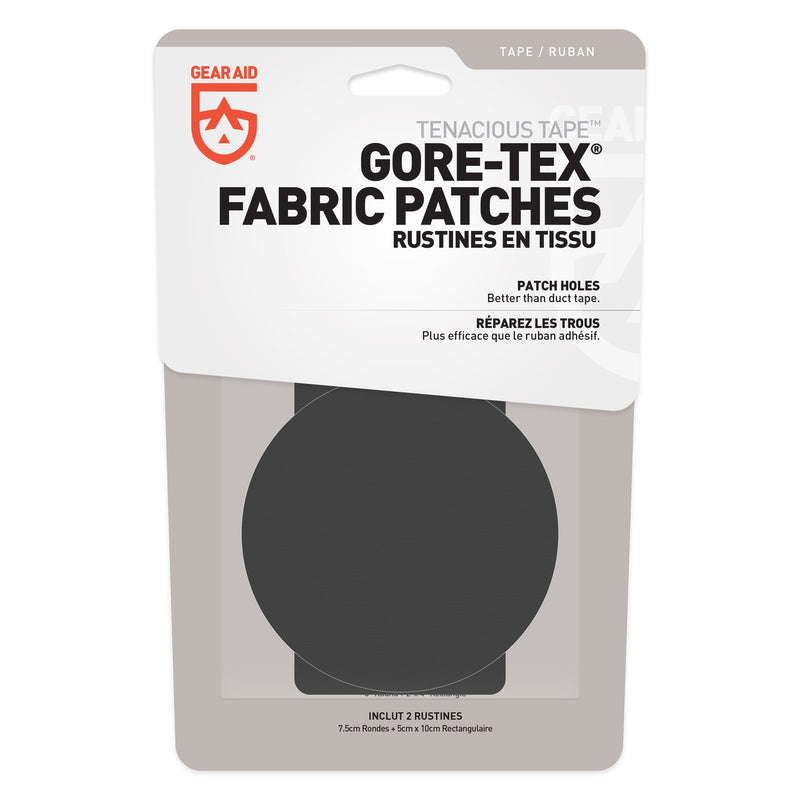 Gear Aid Gore-Tex Fabric Patches. in packaging