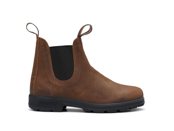 Tobacco Suede | Side of single boot