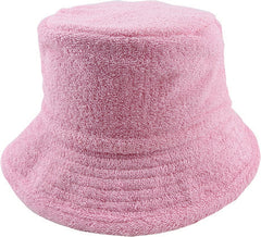 Pink | Avenel Adult Floppy Flat Top Towelling Hat