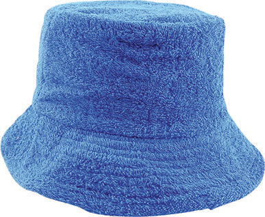 Royal Blue | Avenel Adult Floppy Flat Top Towelling Hat
