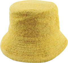 Yellow | Avenel Adult Floppy Flat Top Towelling Hat