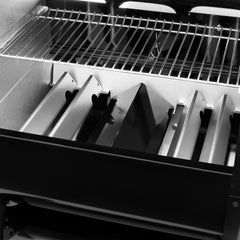 Internal view of flavour bars and grill.