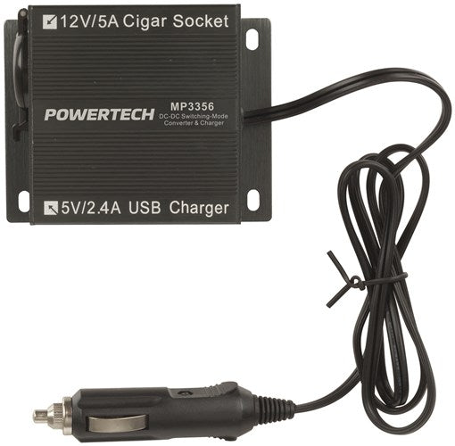 Converter unit top view with cord.