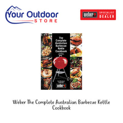Weber The Complete Australian Barbecue Kettle Cookbook. Hero image with title and logos