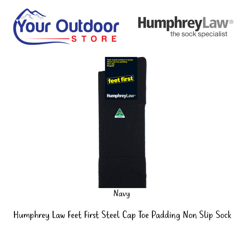 HumphreyLaw Feet First Steel Cap Toe Padding Non Slip Sock