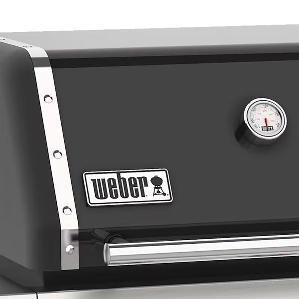 Black | Close up of lid and temp gauge