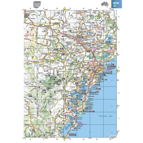 NSW map page example