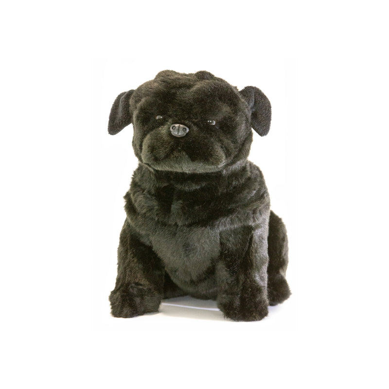 Oreo | Black Plush Toy Pug.