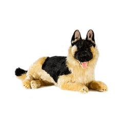 Kaiser | German Shepherd Plush Toy Sitting.