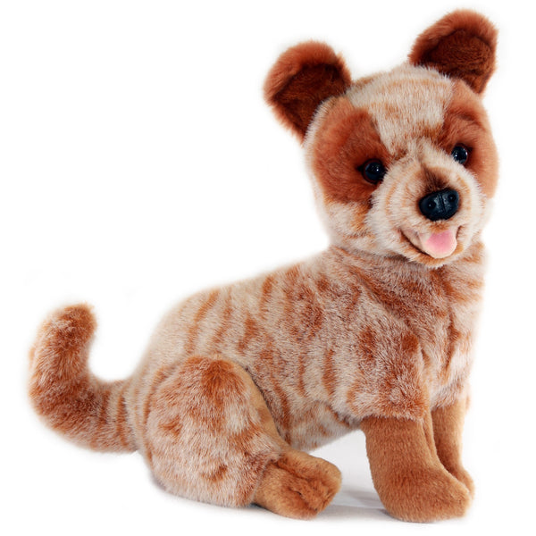 Red | Bocchetta Sitting Cattle Dog Plush Toy - Blaze