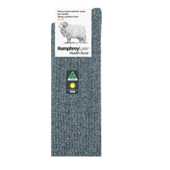 Bluestone Marle | HumphreyLaw Fine Merino Wool Winter Health Sock