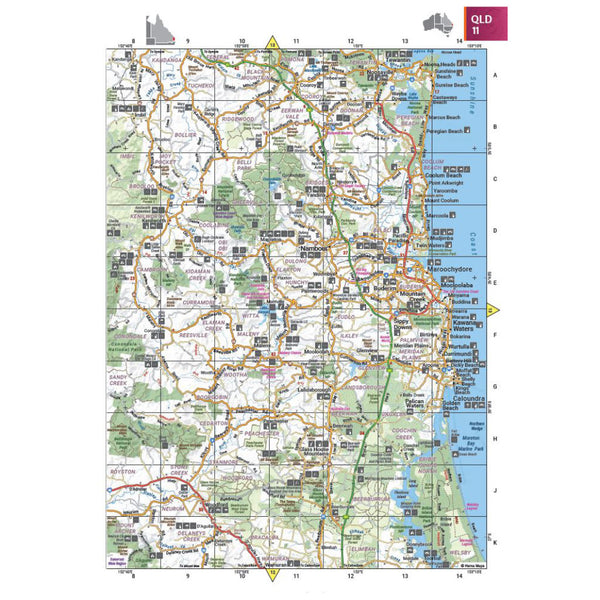 QLD full page map example