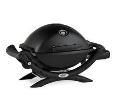 Black | Weber Baby Q 1200 Premium angled to show ignition