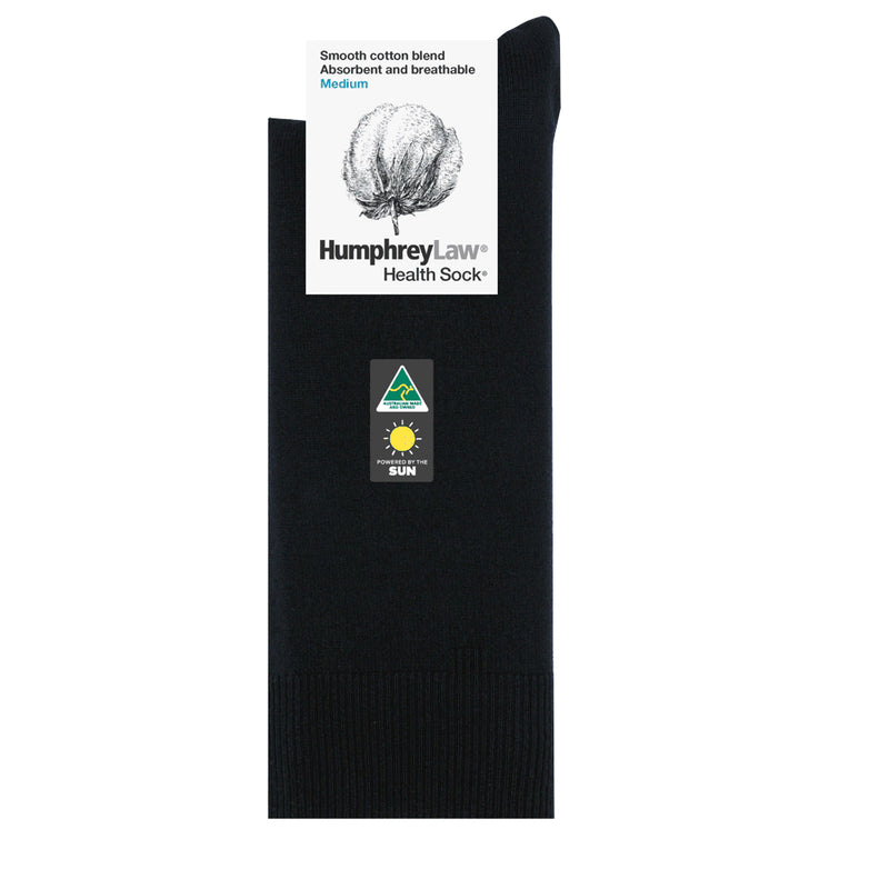 HumphreyLaw Cotton Blend Absorbent & Breathable Health Sock