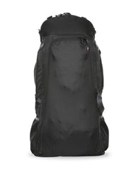 Black | Black Wolf Nomad 80 Hybrid Travel Pack. Zippered cover 