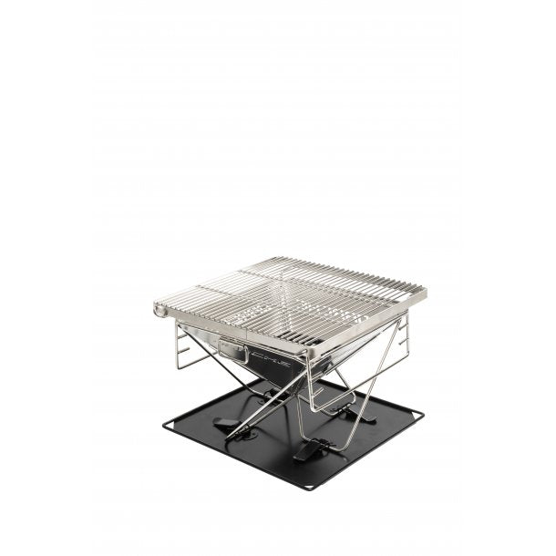 Darche Stainless Steel BBQ. Grill height low