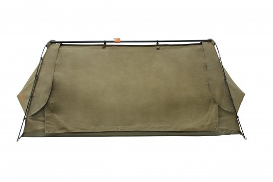Green | Darche Dusk to Dawn 900 Swag. Side with canvas zipped up