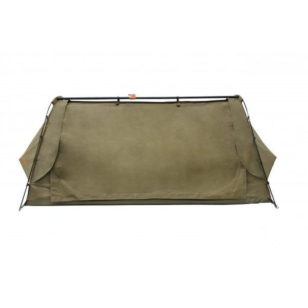 Green | Direct side view with all flaps zipped up