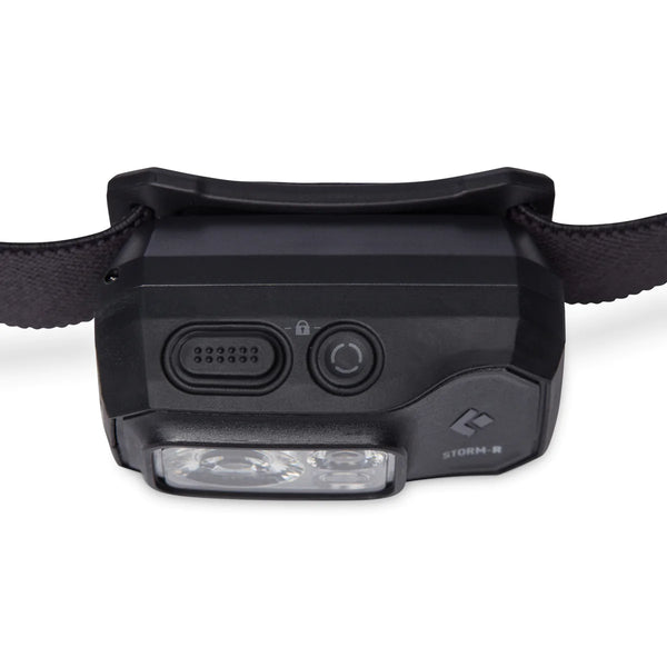 Black | Close up of headlamp buttons