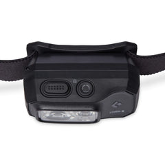 Black | Close up of headlamp buttons
