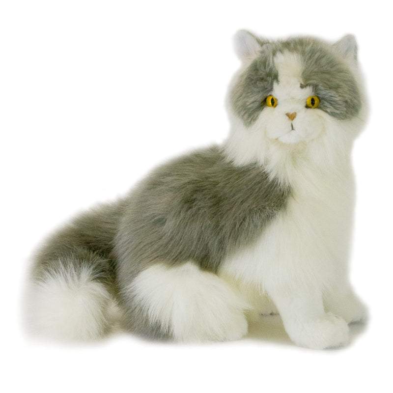 Grey | Bocchetta Sitting Norwegian Cat Plush Toy - Missy
