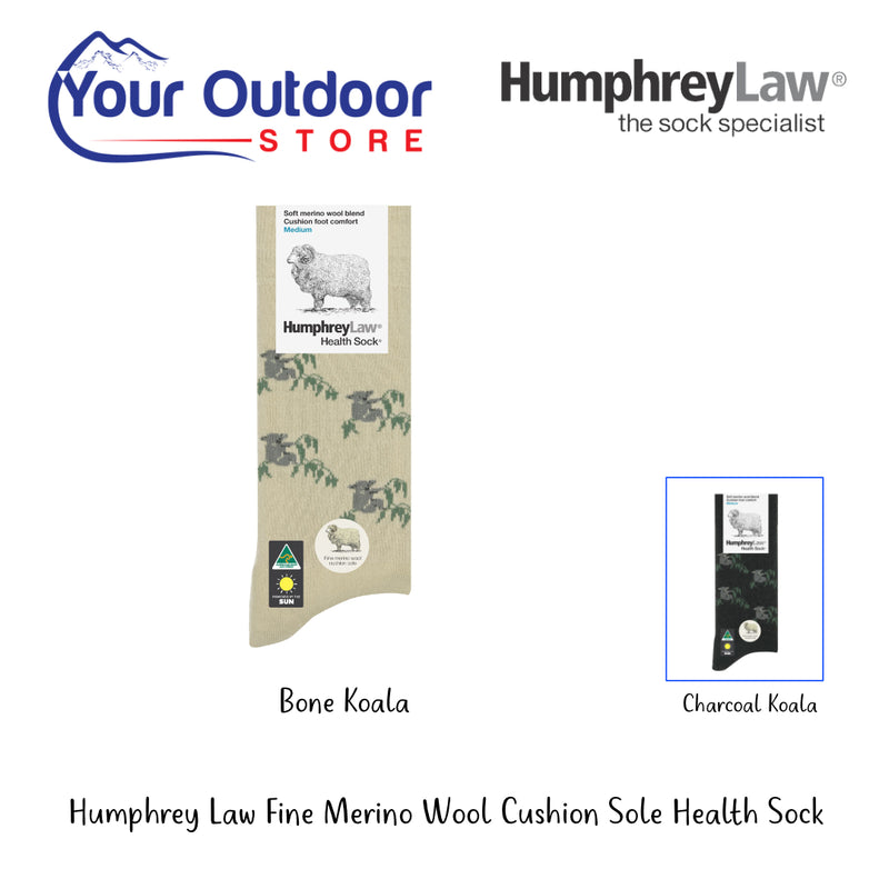 HumphreyLaw Fine Merino Wool Cushion Sole Health Sock - Kolala