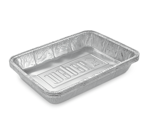 Stack of 4 foil pans