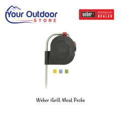 iGrill Meat Probe. Hero image with title and logos