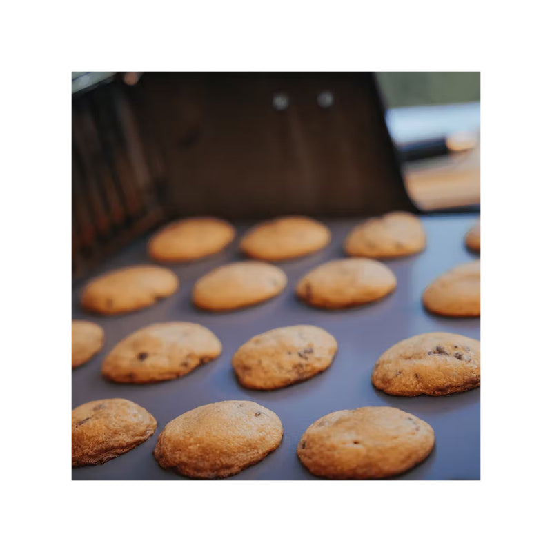 Baking Baking Biscuits On The Weber Crafted Pizza Stone.