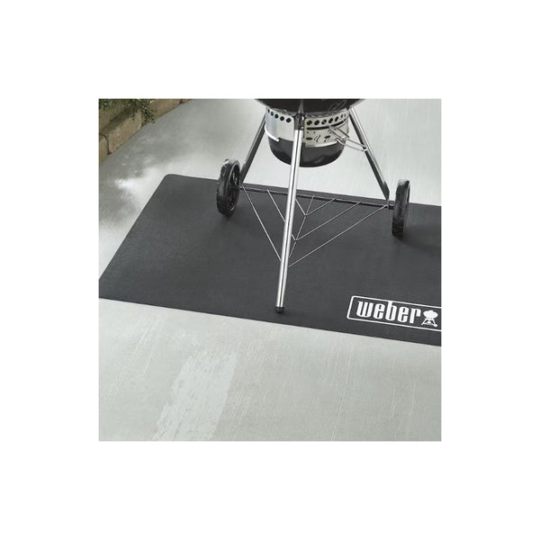 Weber Protection Mat Under Smoker.