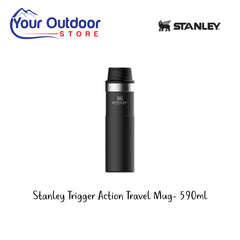 Black | Stanley Classic Travel Mug- 590ml