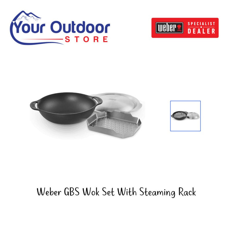 Weber GBS Wok Set With Steaming Rack Your Outdoor Store