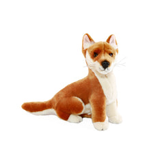 Byron | Australian Tan Dingo Plush Toy Sitting Up. 