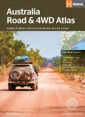 Hema Australia Road & 4WD Atlas (Perfect Bound) 12th Edition. Front Cover