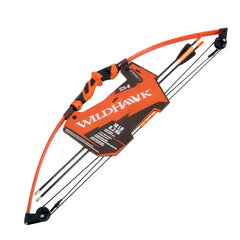 Barnett Wild Hawk 18LB Compound Bow | Black and Orange | Bow and accessories in packaging | Your Outdoor Store