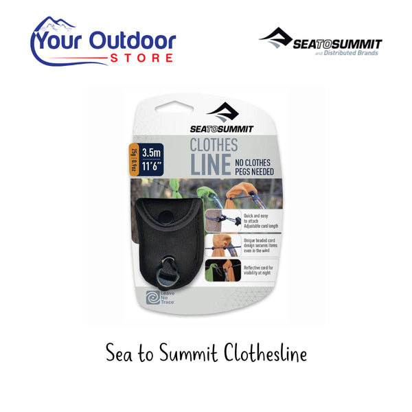 Sea To Summit Clothesline | Hero Image Showing Logos and Title. 